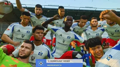 Das Bild zeigt den HSV für den EA FC 26 Karrieremodus