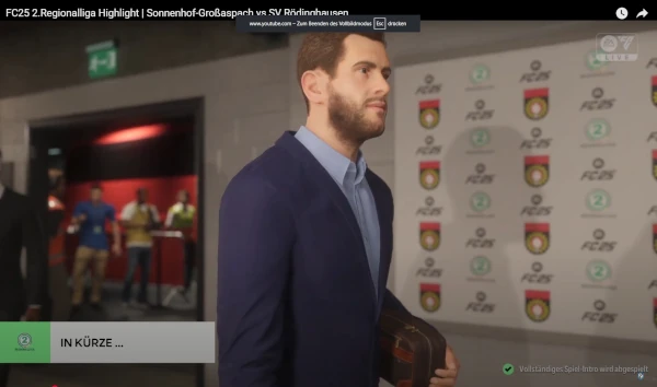 Das Bild zeigt Sonnenhof-Großaspach in einer Mod für eine Regionalliga im EA FC 25 Karrieremodus