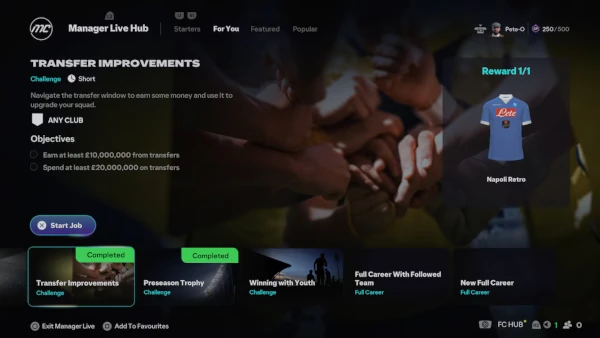 Wie der EA FC 26 Karrieremodus verbessert werden soll