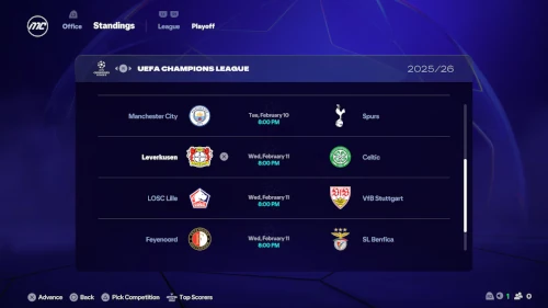 DAs Bild zeigt die erweiterten Statistiken und verbesserten Bildschime für den EA FC 26 Karrieremodus