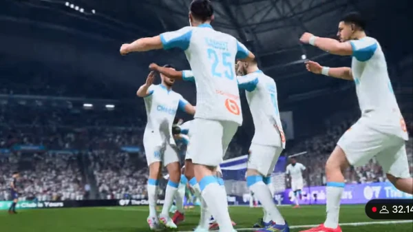 Das Bild zeigt das Gameplay im EA FC 26 Karrieremodus