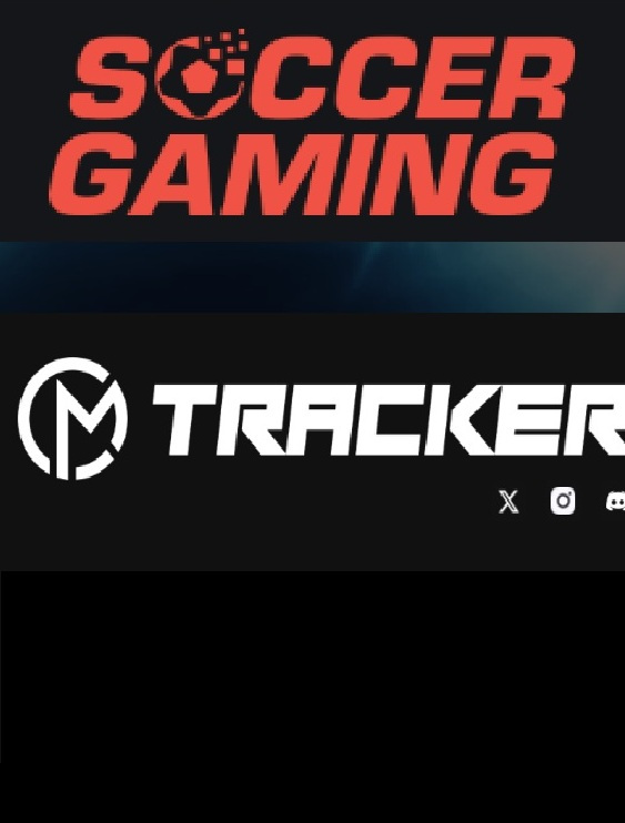 Das Logo zeigt die Websites Soccer Gaming und Career Mode Tracker für den EA FC 26 Karrieremodus
