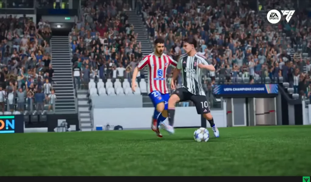 Das Bild zeigt das Gameplay des EA FC 26 Karrieremodus