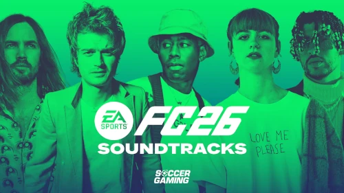 Das Bild eigt den Soundtrack vim EA FC 26 Karrieremodus