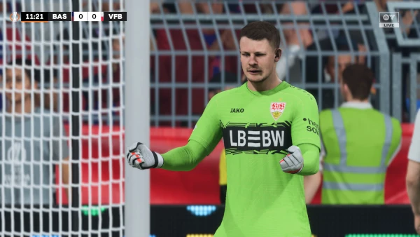 Das Bild zeigt Alexander Nübel im EA FC 26 Karrieremodus