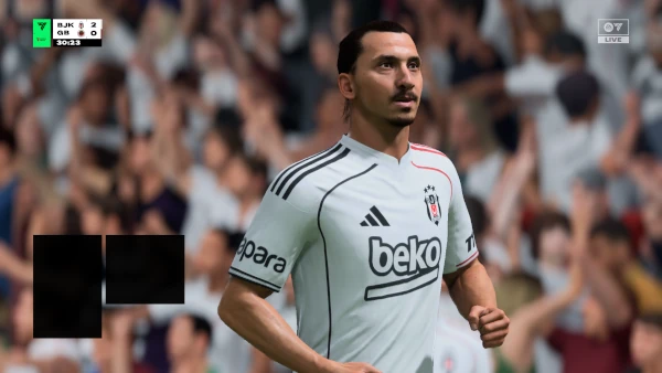 Das Bild zeigt Zlatan Ibrahimovic bei Besiktas im EA FC 26 Karrieremodus
