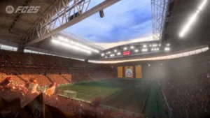 Das Bild zeigt das Stadion von Galatasaray im EA FC 26 Karrieremodus
