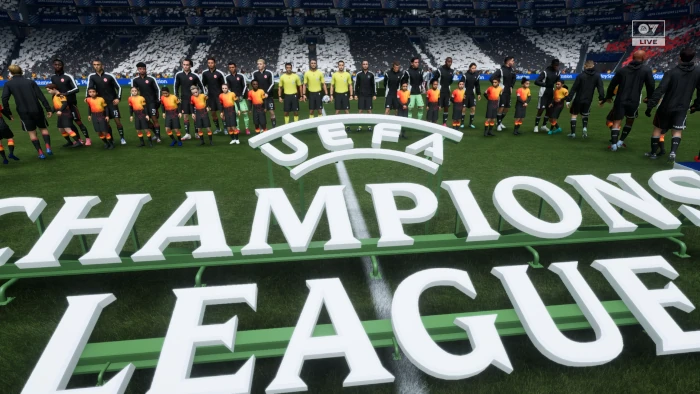Das Bild zeigt die Champions League im EA FC 26 Karrieremodus