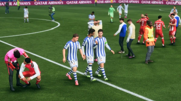 Das Bild zeigt Speler des Real Sociedad im EA FC 26 Karrieremodus