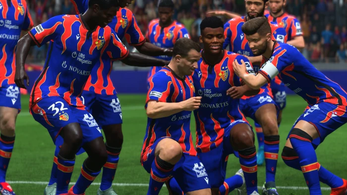 Das Bild zeigt den FC Basel im EA FC 26 Karrieremodus