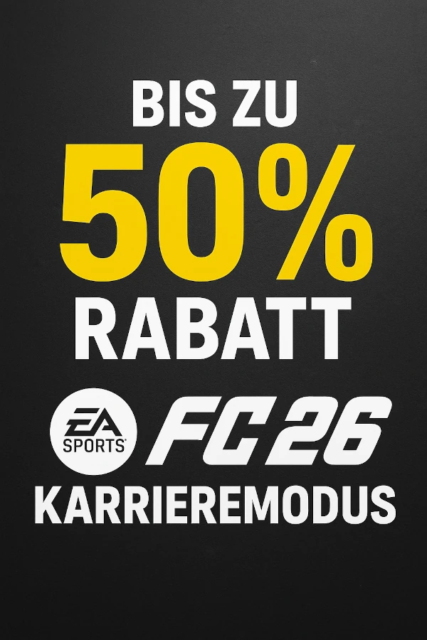 EA FC 26 Karrieremodus: Jetzt bis zu 50 Prozent günstiger