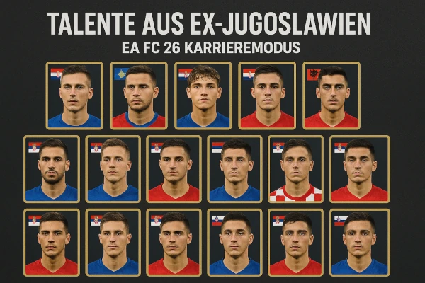 EA FC 26 Karrieremodus: Junge Talente aus Ex-Jugoslawien