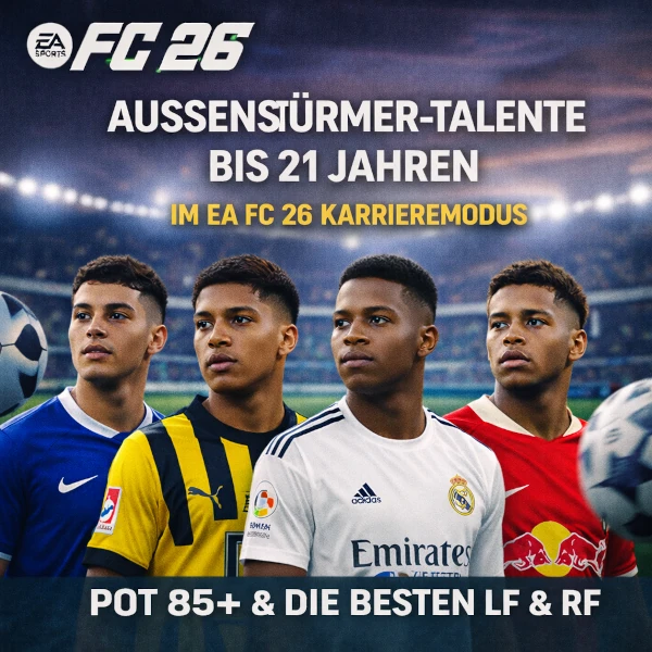 EA FC 26 Karrieremodus: Die besten Außenstürmer-Talente