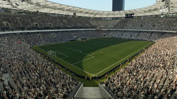 Das Bild zeigt dei das Stadion von Besiktas Istanbul im EA FC 26 Karrieremodus