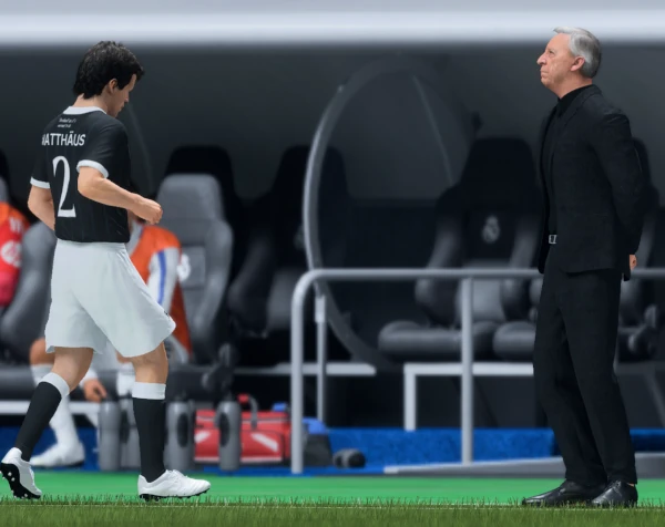 Das Bild zeigt Lothar Matthäus beim FC Bayern München im EA FC 26 Karrieremodus