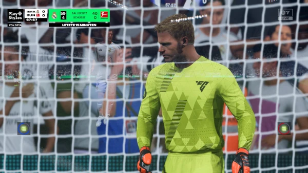 Das Bild zeigt Oliver Kahn beim FC Bayern München im EA FC 26 Karrieremodus