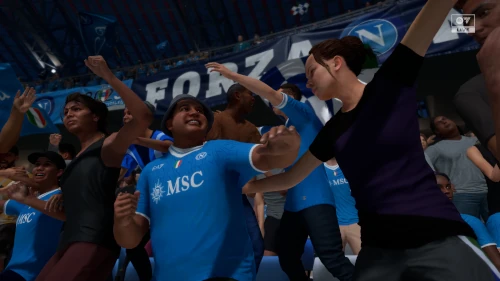 Das Bild zeigt den SSC Neapel im EA FC 26 Karrieremodus