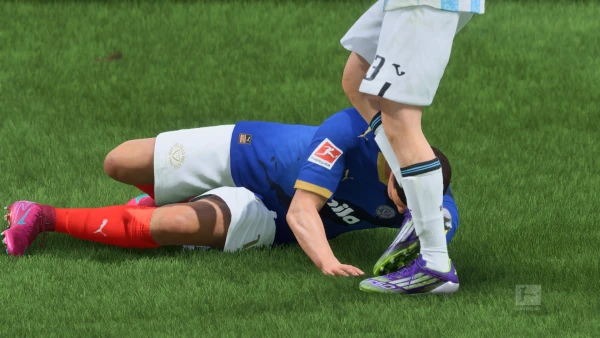 Das Bild zeigt eine Verletzung im EA FC 26 Karrieremodus