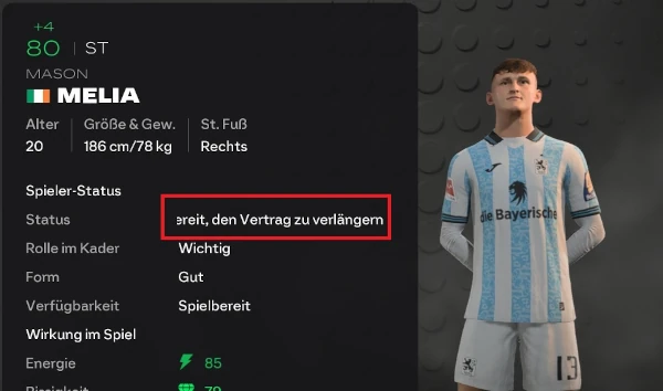 EA FC 26 Karrieremodus: Wie man weiter das Potenzial von Spielern sieht
