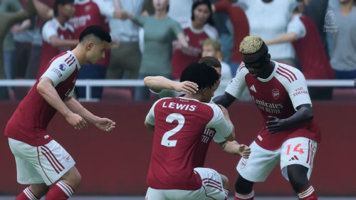 Das bild zeigt den FC Arsenal im EA FC 26 Karrieremodus