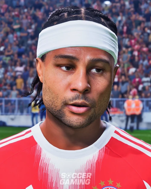 Das Bild zeigt Serge Gnabry im EA FC 26 Karrieremodus