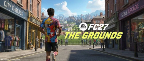 Das Bild zeigt die Open World "The Grounds" im EA FC 26 Karrieremodus oder EA FC 27
