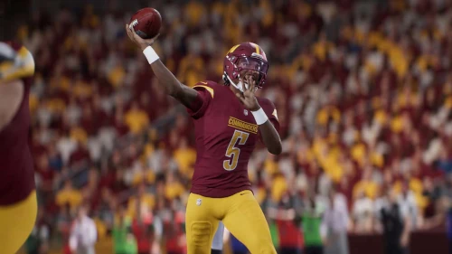 Das Bild zeigt Madden NFL 26 im Vergleich zum EA FC 26 Karrieremodus