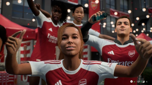 Das Bild zeigt, wie echte Atmosphäre aus Stadien im EA FC 26 Karrieremodus mit Tracab umgesetzt werden kann