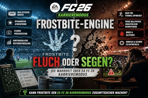 Das Bild zeigt die Frostvyte-Engine im EA FC 26 Karrieremodus