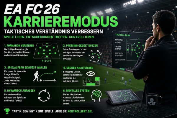 Das Bild zeigt Dominanz-taktik im EA FC 26 Karrieremodus