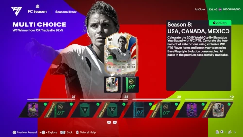 Das Bild zeigt einen möglichen WM-Modus im EA FC 26 Karrieremodus