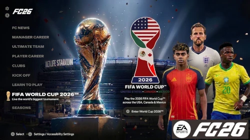 Das Bild zeigt The World's Game Update im EA FC 26 Karrieremodus
