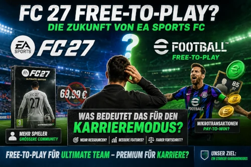 Der EA FC 27 Karrieremodus könnte Free to Play werden.