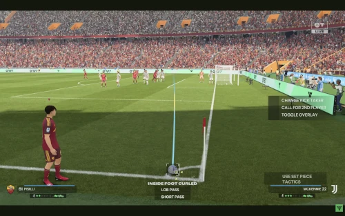 Das Bild zeigt eie Ecken mit zwei Phasen im EA FC 27 Karrieremodus