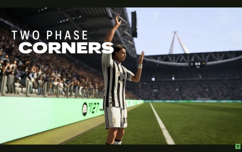 Das Bild zeigt eie Ecken mit zwei Phasen im EA FC 27 Karrieremodus