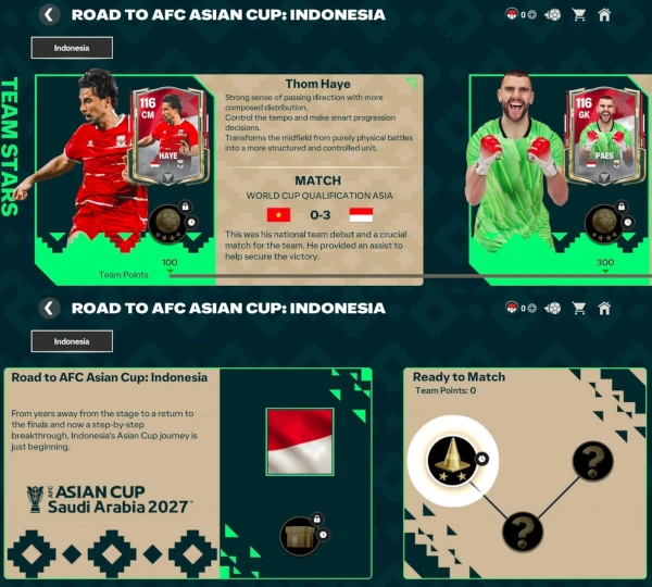 Das Bild zeigt den AFC Asian Cup in FC Mobile, der bald in den EA FC 27 Karrieremodus kommt