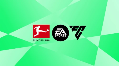 Das Bild zeigt die Partnerschaft von EA mit der Bundesliga auch für den EA FC 27 Karrieremodus