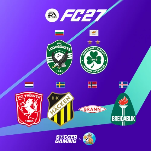 Das Bild zeigt neue Teams im EA FC 27 Karrieremodus