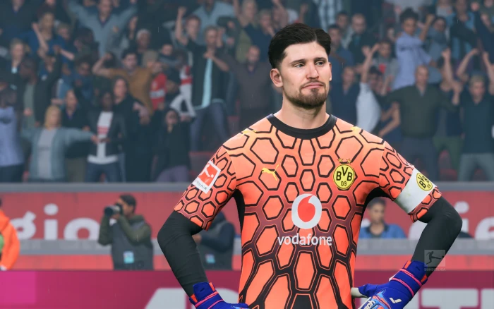 Das Bild zeigt Gregor Kobel im EA FC 27 Karrieremodus