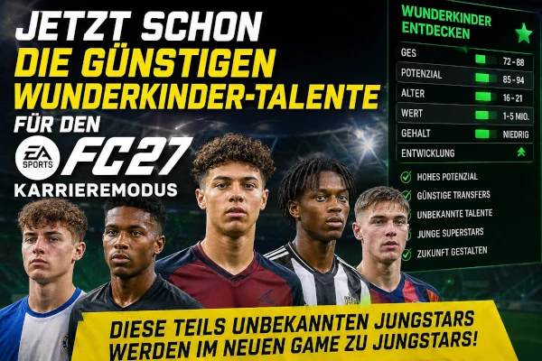 EA FC 27 Karrieremdodus: Günstige Supertalente für das neue Game